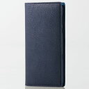 エレコム PM-AQR3PLFYILNV(ロイヤルネイビー) AQUOS R3用 手帳型カバー 横開きタイプ