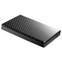 IODATA HDPT-UTS500K(カーボンブラック) ポータブルHDD 500GB USB3.1Gen1(USB3.0)/USB2.0接続