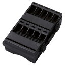 エレコム BC-CELL03BK(クリアブラック) 電池ケース 単3・単4 両面収納