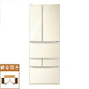 【標準設置料金込】東芝(TOSHIBA) GR-U600FH-ZC(ラピスアイボリー) FHシリーズ 6ドア冷蔵庫 観音開き 601L