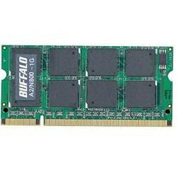 バッファロー A2/N800-1G PC2-6400 800MHz対応 200Pin用 DDR2 S.O.DIMM for Mac 1GB　