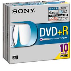 ソニー 10DPR47HPSH データ用 DVD+R 4.7GB 1回記録 プリンタブル …...:ec-current:10077451