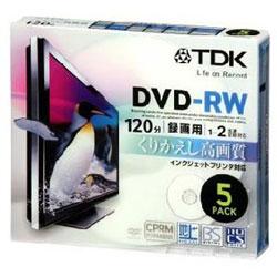 y敪Azy񂹁iʏ5xjzTDK DRW120DPA5U ^pDVD-RW 2{ 4.7GB 5 DR...