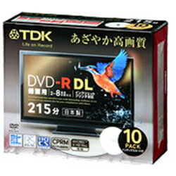 y敪Azy񂹁iʏ5xjzTDK DR215DPWB10S@^pDVD-R 8{ 8.5GB 10 ...