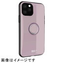 グルマンディーズ IFT-56GY(グレー) iPhone11 Pro Max用 ハイブリッドケース IIIIfit ring