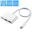 エレコム(ELECOM) DST-C13WH(ホワイト) Type-Cドッキングステーション HDMIモデル 30cm