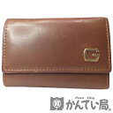 GUCCI(グッチ)162845 6連キーケース レザー ブラウン系 キーケース 鍵 茶色 ウィメンズ Gマーク 【USED-B】