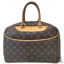 【中古】LOUIS VUITTON(ルイヴィトン) M47270 ドーヴィル ミニボストンバッグ ハンドバッグ モノグラム レディース メンズ ユニセックス ボーリングバニティ【USED-BC】