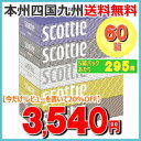 スコッティ ティッシュ 400枚(200組)×5箱パック 1ケース[60箱:5箱パック×12] 1ケースで送料無料・1パック当たり295円(税込)