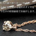 K18 シャンパンブラウンダイヤモンド 0.15ct ペンダントネックレス※チェーンはK10ゴールドとなりますピンクゴールド・ホワイトゴールド・イエローゴールド10P26Jan12