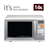 【送料無料】SANYO サンヨー コンパクトオーブンレンジ 「it’s」 EMO-C16C(WB-ホワイトベーシック） EMOC16WB