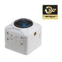 【送料無料】joyeux ジョワイユ MEGA PIXEL FULLHD WiFi360度 VIEW CUBECAM PRO アクションカメラ デジタルカメラ JOY700(WH-ホワイト)JOY700WH