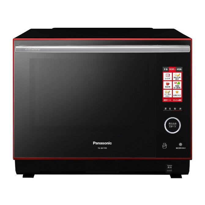 【送料無料】PANASONIC パナソニック Bistro ビストロ スチームオーブンレンジ NE-BS1400(RK-ルージュブラック) NEBS1400RK