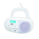 【あす楽対応_関東】【在庫あり送料無料】FUZE フューズ AM/ワイドFMラジオCDプレーヤー CDR30W(ホワイト)【OC】