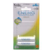 Kenko ケンコー ENERG（エネルグ） 充電式ニッケル水素電池 単4形電池（500mAh、1.2V）2本セット U-#104EN-2B U#104EN2B