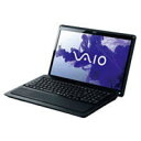 【送料無料】SONY ソニー ノートパソコン VAIO(バイオ) 2012年春モデル Fシリーズ 16.4型 HDD750GB メモリ容量8GB VPCF248FJ/B(ブラック)