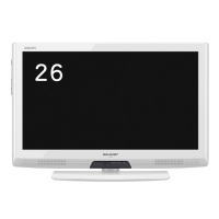 【送料無料】SHARP シャープ AQUOS アクオス LED AQUOS 地上・BS・110度CS液晶テレビ 26型 LC-26V7(W-ホワイト) LC26V7-W★楽天カードご利用OK！