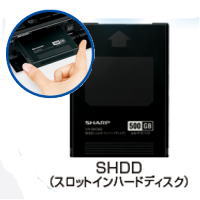 SHARP シャープ 500GB SHDD(スロットインハードディスク) VR-SHD50 VRSHD50(対応機種：BD-T2100 BD-T1100 BD-T510)