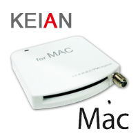 ★即納★【在庫あり送料無料】KEIAN 恵安 地デジ＆ワンセグTVチューナー USB接続 iMAC、MacBookPro、MavBook対応！KTV-MAC KTVMAC