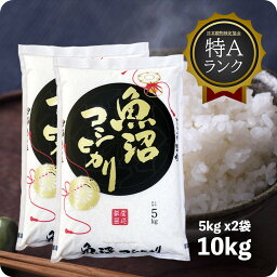 米 10kg <strong>魚沼</strong>産コシヒカリ お米 特A 令和5年産 精米 白米 <strong>5kg</strong> ×2袋 送料無料（沖縄のぞく）