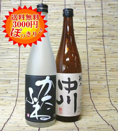 【A－50】【PART4】初めての日本酒720ml×2本飲み比べセット（潟舟、中川）