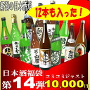 【A196】【第14弾】「新潟の日本酒720ml12本も入った1万円ジャスト福袋」【送料無料】