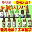 天地人＆新潟の地酒12本入りボリューム福袋【A-46】『天地人』が入った「新潟の日本酒720mlが12本も入った1万円ジャスト福袋」【送料無料】【日本酒/新潟/飲み比べ】