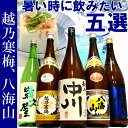 日本酒 飲み比べセット 越乃寒梅&八海山入り第45弾 1800ml×5本セット(越乃寒梅 八海山 越...