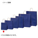 カラー手提げ紙袋 ネイビー 21×12×25 300枚【店舗備品 包装紙 ラッピング 袋 ディスプレー店舗】【ECJ】