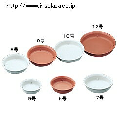アイリスオーヤマ　セーヌ鉢受皿　8号　ブラウン　×5個セット