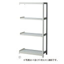 中軽量ボルトレスラック5段連結W90×D60cm 棚ライン入り 【ECJ】