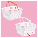 【まとめ買い10個セット品】 買物カゴ(6リットル) ナチュラル 5個 【ECJ】