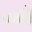 【まとめ買い10個セット品】 カラー手提げ紙袋 ホワイト 33×10×45 100枚【店舗備品 包装紙 ラッピング 袋 ディスプレー店舗】【ECJ】