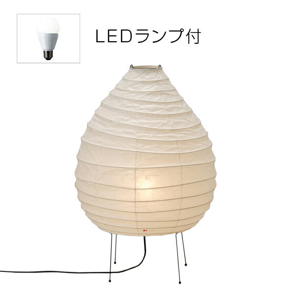 ★LEDセット品(ソケット・脚付き)YF1311+ LDA10LGZ60W 「AKARI(…...:eco-glass:10003372