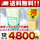 【送料無料】イイナ キッチンペーパー EANA 大サイズ 12ロール(2ロール×6パック)【東京クイン 杉山 業務用 クッキングペーパー】【375mm 75枚 箱買い ケース】【4975156900633 まとめ買い 厨房用 不織布】【375】【smtb-td】