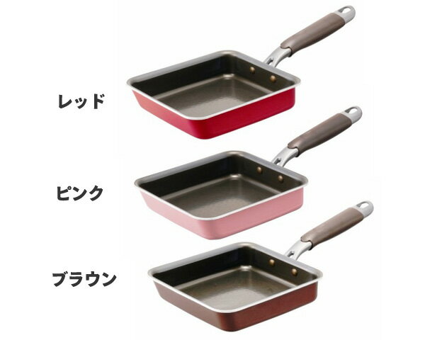 evercook フッ素コートフライパン　卵焼き15×18cm【ふらいぱん/片手鍋/フッ素加工/卵焼き器/だし巻き玉子/キッチン用品】【マラソン201207_日用品】