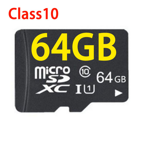 microSDカード 64GB Class10以上