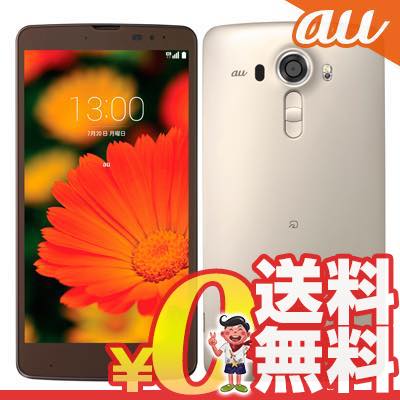 中古 isai vivid LGV32SNA (Champagne) au スマホ 白ロム…...:eco-return:10014636