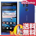 中古 【本体未使用品】REGZA Phone T-02D ブルー docomo スマホ 白ロム 本体 送料無料【当社1ヶ月間保証】 【 携帯少年 】