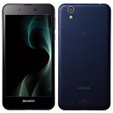 中古 AQUOS SH-M04-A ネイビー SIMフリー スマホ 本体 送料無料【当社1ヶ月間保証】【中古】 【 中古スマホとsimフリー端末販売の携帯少年 】