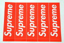 5枚セット 定番★Supreme シュプリーム ス