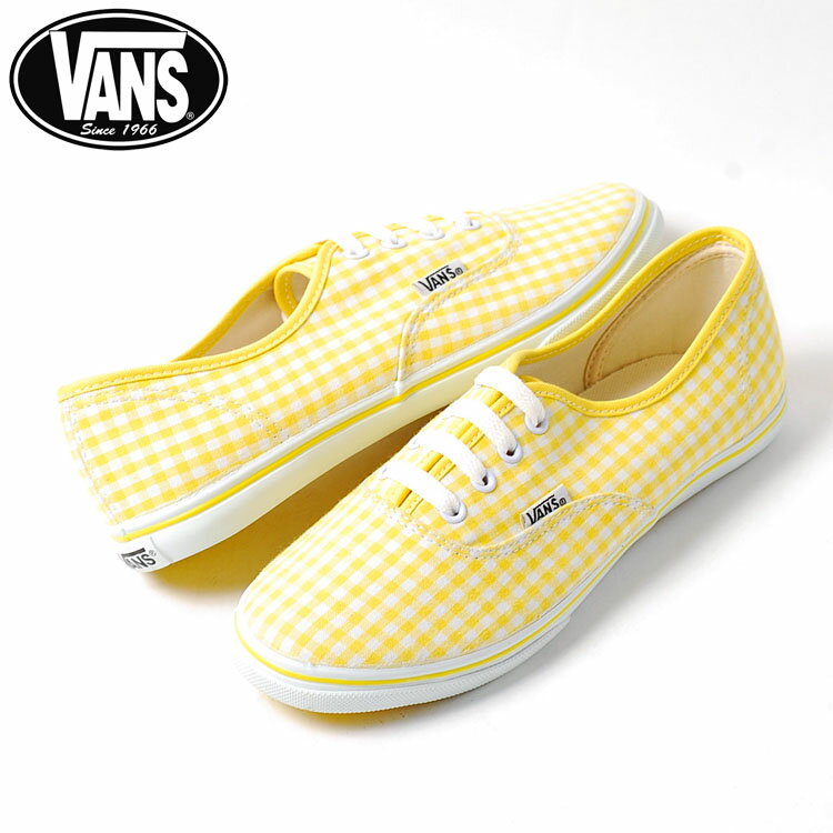 VANS V44W-GG AUTHENTIC LO WHITE/YELLOW　バンズ ヴァンズ ★authentic オーセンティク LO★★スニーカー★【sep_pt】