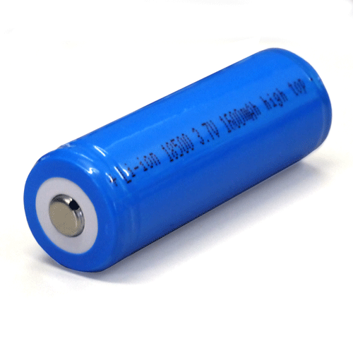 充電式リチャージブルリチウム電池3.7Vリチウムイオンバッテリー 18500【1本】過充電・過放電を...:ecojiji:10006957