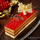 【12月3日発送開始】クリスマスケーキ プラリネ・ノワゼット・ノエル(長方形)【冷凍