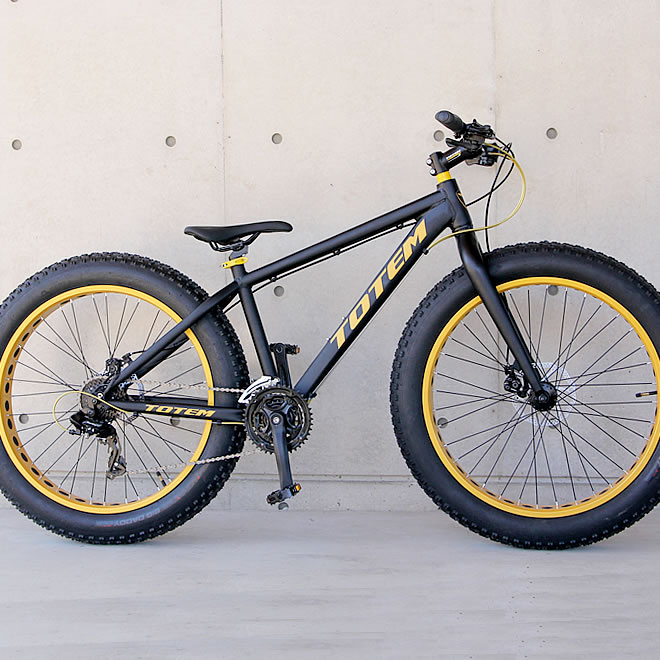 ファットバイク ビーチクルーザー 自転車 26インチ FATBIKE シマノ24段変速 ディスクブレーキ【送料無料】但し沖縄・離島は除くの画像