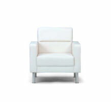 【入荷待ち予約販売】8月31日頃入荷予定！アームチェア・ビニールレザータイプ【応接家具・プレッグ】【RE-1581-V4】