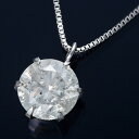 直送・代引不可K18WG 1ctダイヤモンドペンダント/ネックレス ベネチアンチェーン(鑑定書付き)別商品の同時注文不可