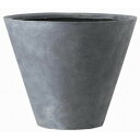 直送・代引不可ファイバー製軽量植木鉢 LLシンプルコーン 深型 40cm /植木鉢別商品の同時注文不可