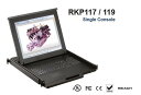 RKP117-MU1602E 「直送」【代引不可・他メーカー同梱不可】 オースティンヒューズ 1U 17インチLCDモニター キーボード ドロアー タッチパッドマウス 16ポート Cat6 Matrix-KVMスイッチ 2コンソール