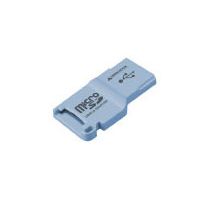 グリーンハウス ［GH-CRMR1-SBA］ USB2.0カードリーダ/ライタ（microSDカード） ブルー GHCRMR1SBA【5250円以上送料無料】【Aug08P3】